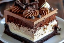 Here’s a decadent Triple Chocolate Mousse Cake recipe that’s perfect for any chocolate lover!