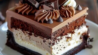 Here’s a decadent Triple Chocolate Mousse Cake recipe that’s perfect for any chocolate lover!