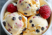 Passion fruit ice cream